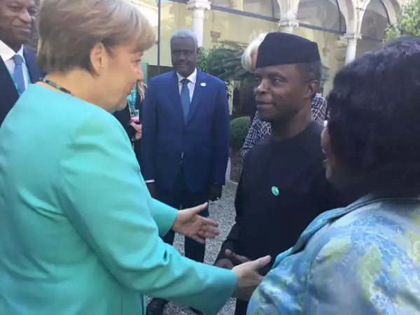 Acting President, Osinbajo Meets With Trump, Angela Merkel And Other World Leaders yesterday In Italy Photos